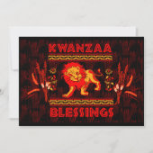 Kwanzaa Dancers Kaart (Voorkant)