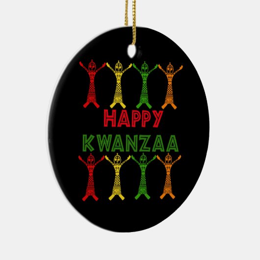 Kwanzaa Dancers Keramisch Ornament (Rechts)