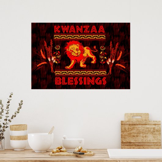 Kwanzaa Dancers Poster (Keuken)