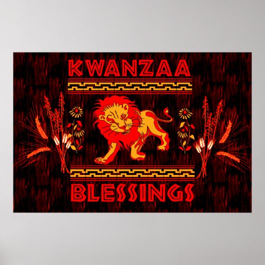 Kwanzaa Dancers Poster (Voorkant)