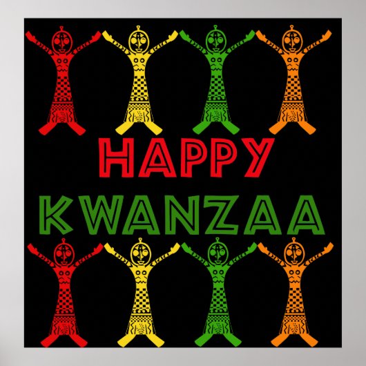 Kwanzaa Dancers Poster (Voorkant)
