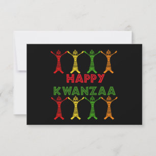 Kwanzaa Dancers RSVP Kaartje
