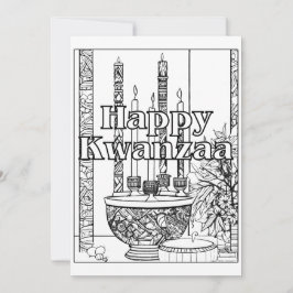Kwanzaa design feestdagenkaart