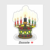 Kwanzaa eerste vruchten 2 sticker (Vel)