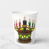 Kwanzaa eerste vruchten papieren bekers (Achterkant)