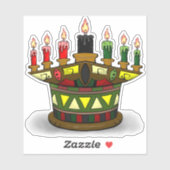 Kwanzaa eerste vruchten sticker (Vel)