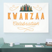 Kwanzaa-feestbanner Spandoek (Beurs)
