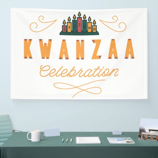 Kwanzaa-feestbanner Spandoek (Beurs)