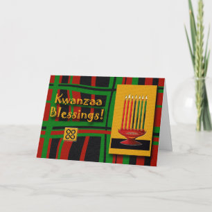 Kwanzaa Feestdagen Kaart