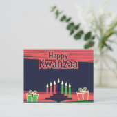 Kwanzaa Feestdagenkaart (Staand voorkant)