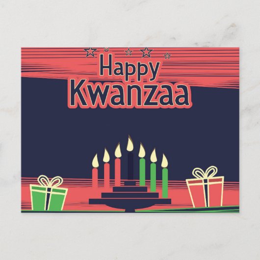 Kwanzaa Feestdagenkaart (Voorkant)