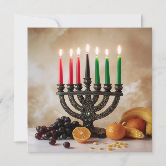 KWANZAA FEESTDAGENKAART (Voorkant)