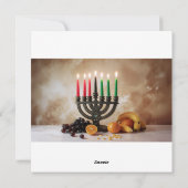 KWANZAA FEESTDAGENKAART (Achterkant)