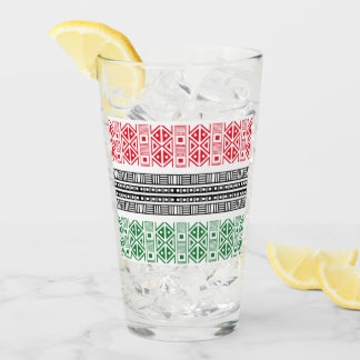 Kwanzaa Flag Patterns Glas