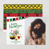 Kwanzaa Foto Feestdagenkaart (Voorkant / Achterkant)