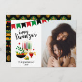 Kwanzaa Foto Feestdagenkaart (Voorkant / Achterkant)