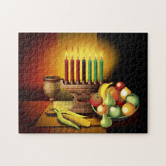 Kwanzaa Foto Puzzle Legpuzzel (Horizontaal)