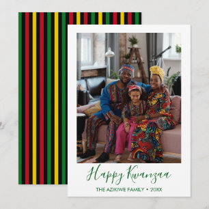 Kwanzaa Foto Vakantiekaart Feestdagenkaart