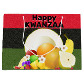 Kwanzaa Fruit Cornucopia Groot Cadeauzakje (Voorkant)