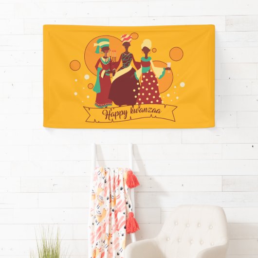 Kwanzaa Gathering Spandoek (Insitu)