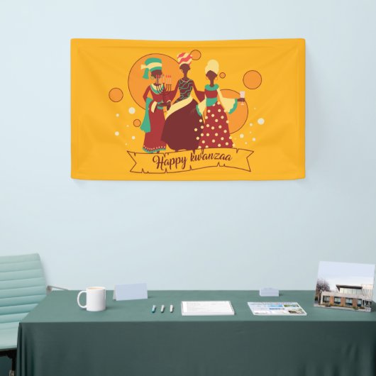 Kwanzaa Gathering Spandoek (Beurs)