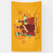 Kwanzaa Gathering Spandoek (Verticaal)