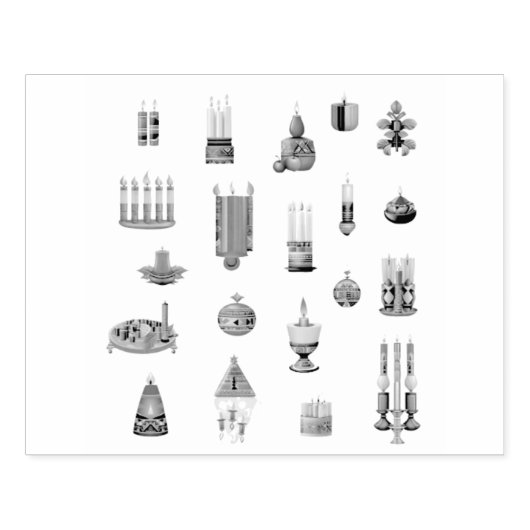 Kwanzaa geïnspireerd design Wood Art Stamp Rubberstempel (Afrduk)