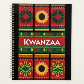 Kwanzaa-geïnspireerde plannerontwerp planner (Voorkant)