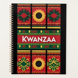 Kwanzaa-geïnspireerde plannerontwerp planner