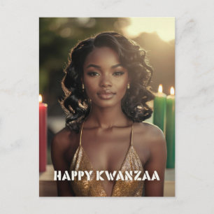 KWANZAA - GELUKKIGE KWANZAA - FEESTDAGENKAART
