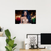 KWANZAA - GELUKKIGE KWANZAA POSTER (Thuiskantoor)