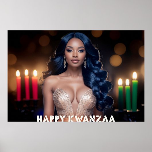 KWANZAA - GELUKKIGE KWANZAA POSTER (Voorkant)