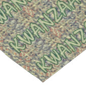 Kwanzaa Greetings Korte Tafelloper (Hoek)