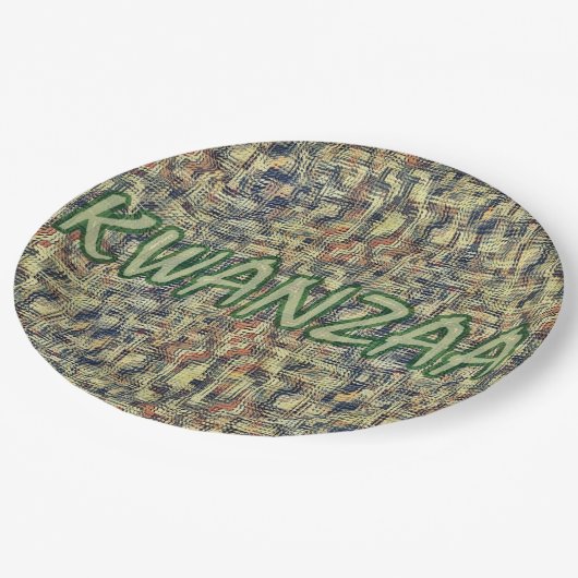 Kwanzaa Greetings Papieren Bordje (Gekanteld)