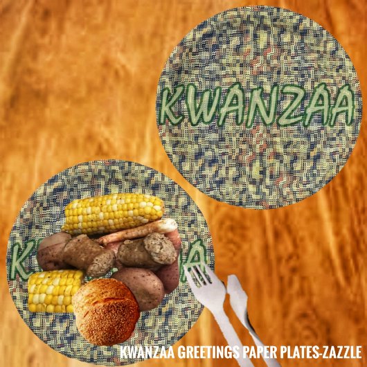 Kwanzaa Greetings Papieren Bordje