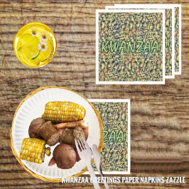 Kwanzaa Greetings Servetten