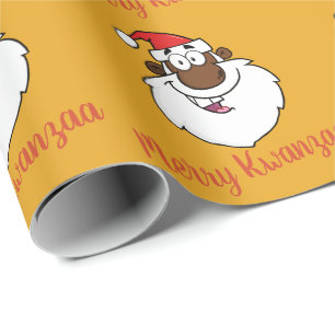 Kwanzaa Greetings uit Afrika Cadeaupapier