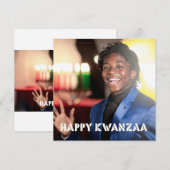  KWANZAA - HAPPY KWANZAA - (Voorkant / Achterkant)