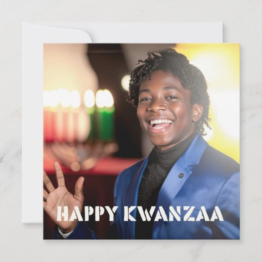  KWANZAA - HAPPY KWANZAA - (Voorkant)