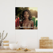 KWANZAA - HAPPY KWANZAA -  POSTER (Keuken)