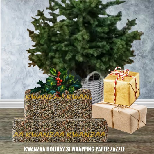 Kwanzaa Holiday 31 Cadeaupapier