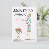 Kwanzaa Holiday Card Bedankkaart (Staand voorkant)