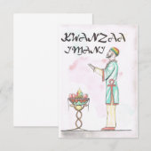 Kwanzaa Holiday Card Bedankkaart (Voorkant / Achterkant)
