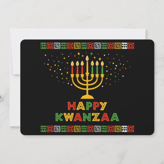 Kwanzaa Holiday Card Feestdagenkaart (Voorkant)