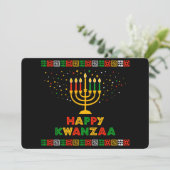 Kwanzaa Holiday Card Feestdagenkaart (Staand voorkant)