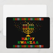 Kwanzaa Holiday Card Feestdagenkaart (Voorkant / Achterkant)
