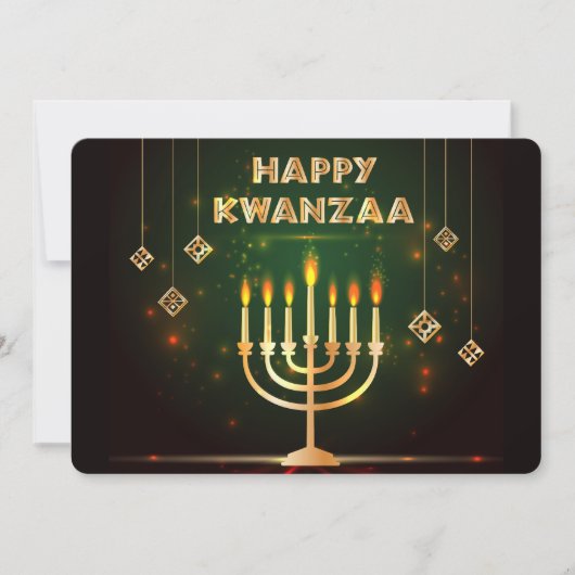 Kwanzaa Holiday Card Feestdagenkaart (Voorkant)