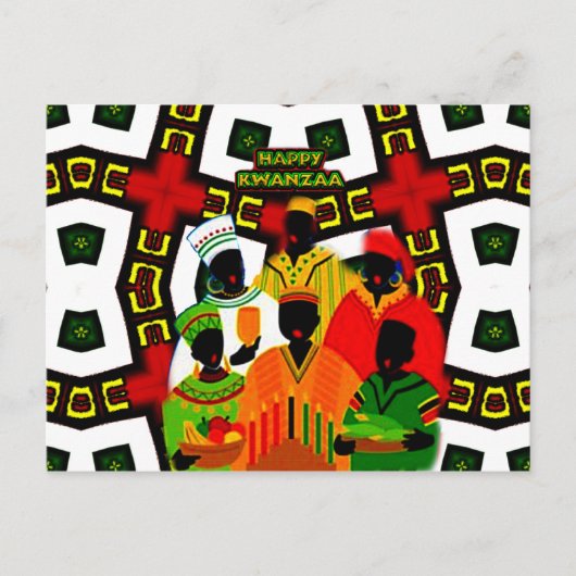 Kwanzaa Holiday Celebration Briefkaart (Voorkant)