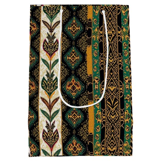 Kwanzaa Holiday Elegance Medium Cadeauzakje (Achterkant)