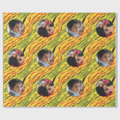 Kwanzaa Holiday Foto gepersonaliseerd Cadeaupapier (Vlak)